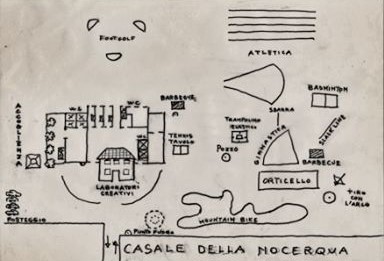 Mappa del Casale della Nocerqua